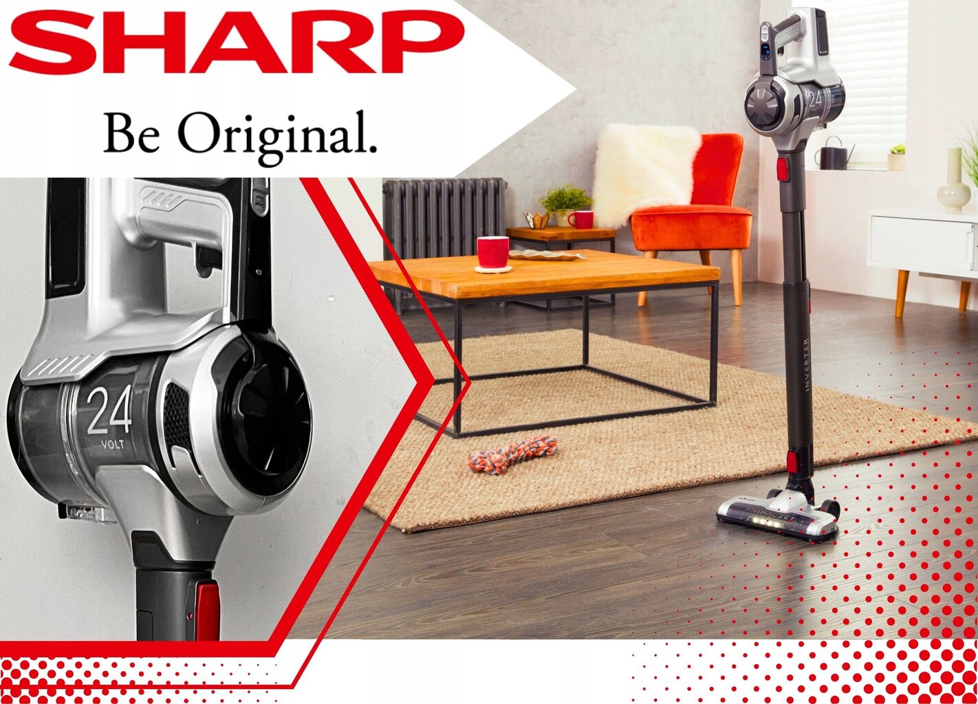 Sharp SA-VP3501BS hinta ja tiedot | Varsi-imurit | hobbyhall.fi