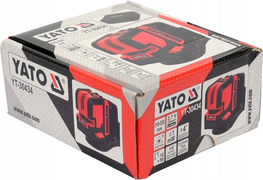 Ristilaser Yato YT-30434 10m hinta ja tiedot | Käsityökalut | hobbyhall.fi