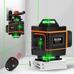 Ristisuorautuva laser Hilda 4DL hinta ja tiedot | Käsityökalut | hobbyhall.fi