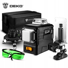 Ristitasaava laser DEKO 3D 360° 30M DKLL12PB2 hinta ja tiedot | Deco Kodin remontointi | hobbyhall.fi