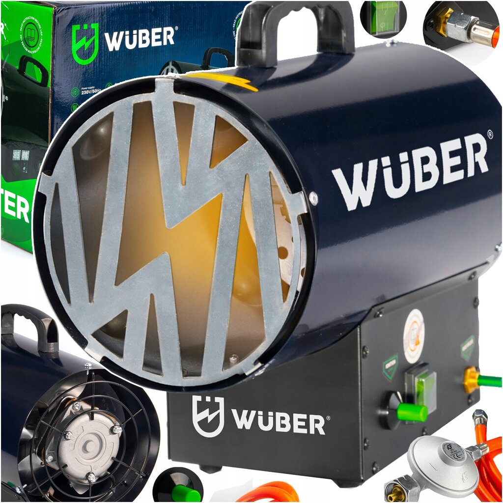 Kaasulämmitin Wuber 25 kW hinta ja tiedot | Lämmittimet | hobbyhall.fi