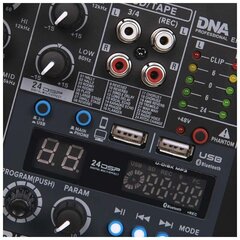 DNA EF-MIX 4 audiomikseri hinta ja tiedot | DJ-laitteet | hobbyhall.fi