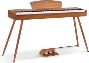Donner DDP-80 digitaalinen piano kotiin 88 painotettua näppäintä ja tyylikäs puinen muotoilu 3 polkimella hinta ja tiedot | Donner Kodinkoneet ja kodinelektroniikka | hobbyhall.fi