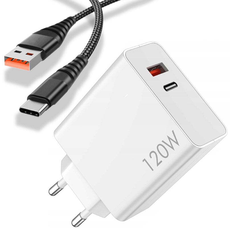 Laturisetti 120W USB-C USB 3,25A hinta ja tiedot | Puhelimen laturit | hobbyhall.fi