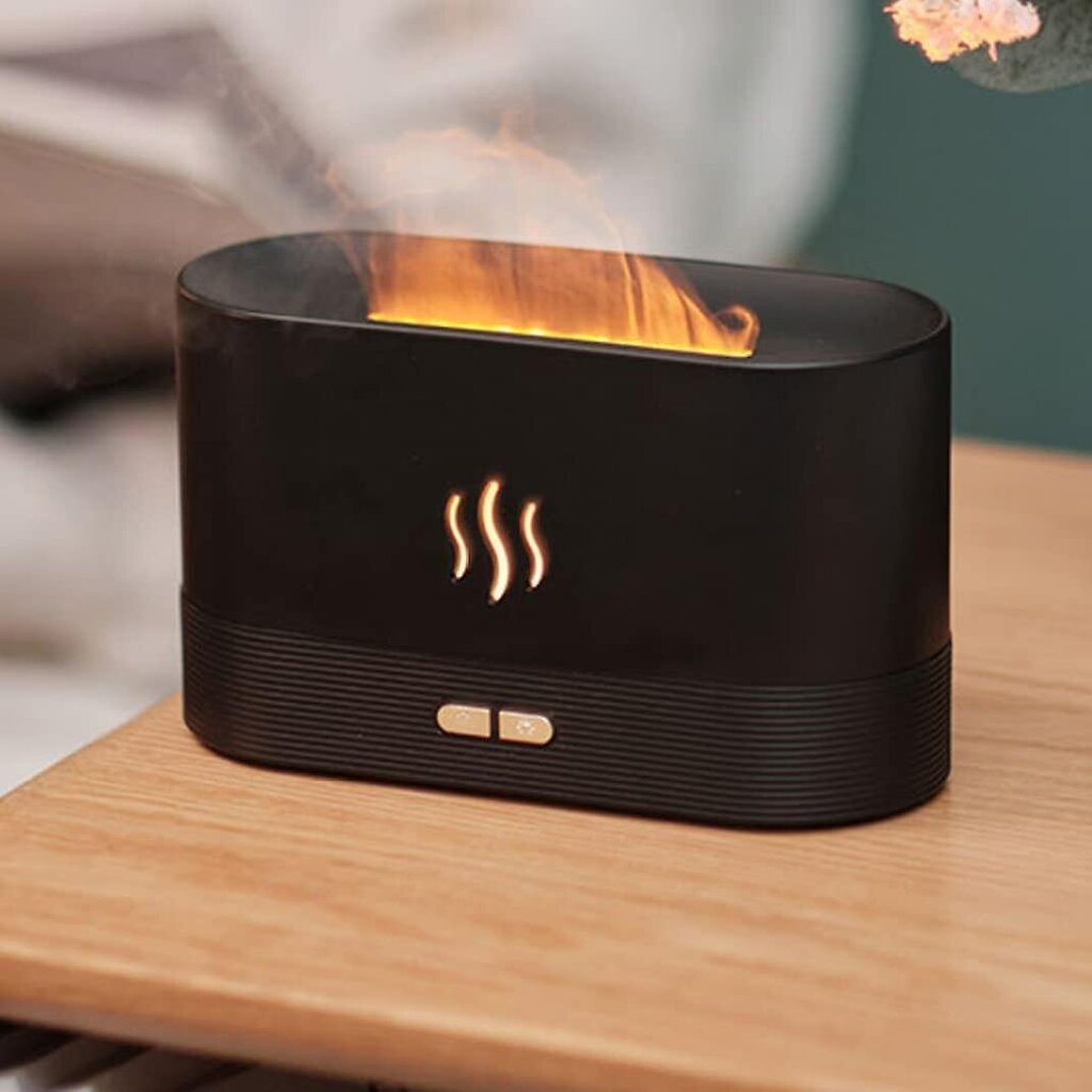 Ilmankostutin liekkiefektillä, Flame Air Diffuser, Ultra-Quiet Cool Mist hinta ja tiedot | Ilmankostuttimet | hobbyhall.fi