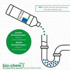 Bio-Chem Drain-Free puhdistusaine viemäriputkille 1 L hinta ja tiedot | Puhdistusaineet | hobbyhall.fi