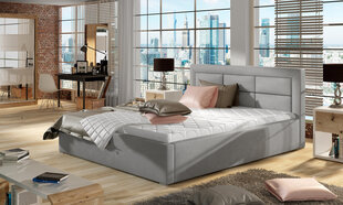 Sänky NORE Rosano MD, 160x200 cm, harmaa hinta ja tiedot | Sängyt | hobbyhall.fi