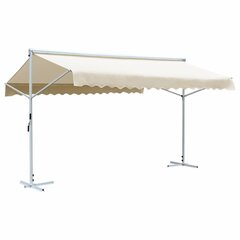 vidaXL Vapaasti seisova markiisi 500x300 cm kerma hinta ja tiedot | Puutarhapaviljongit | hobbyhall.fi