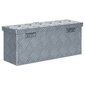 vidaXL Alumiinilaatikko 48,5x14x20 cm hopea hinta ja tiedot | Työkalupakit ja muu työkalujen säilytys | hobbyhall.fi