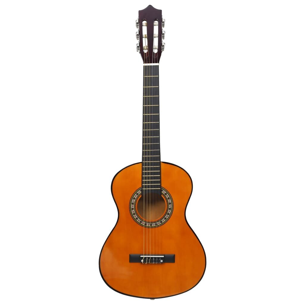 vidaXL 8-osainen klassinen lasten kitara aloittelijan sarja 1/2 34" hinta ja tiedot | Kitarat | hobbyhall.fi