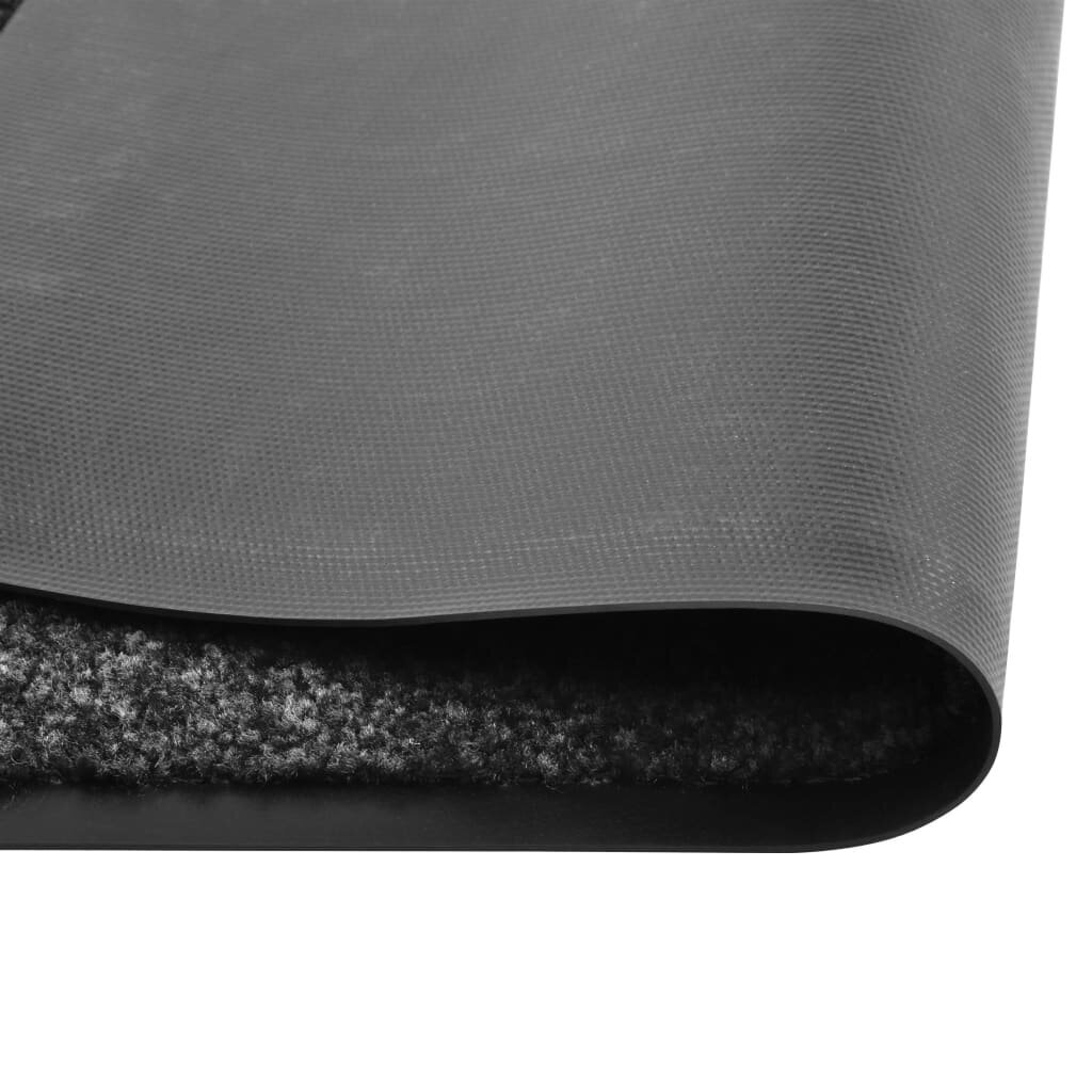 vidaXL Ovimatto pestävä musta 40x60 cm hinta ja tiedot | Ovimatot | hobbyhall.fi