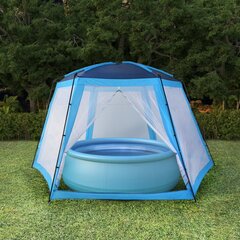 vidaXL Uima-altaan teltta kangas 590x520x250 cm sininen hinta ja tiedot | vidaXL Uima-altaat ja tarvikkeet | hobbyhall.fi