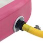 vidaXL Täytettävä voimistelumatto pumpulla 500x100x20 cm PVC pinkki hinta ja tiedot | Joogamatot | hobbyhall.fi