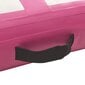 vidaXL Täytettävä voimistelumatto pumpulla 500x100x20 cm PVC pinkki hinta ja tiedot | Joogamatot | hobbyhall.fi