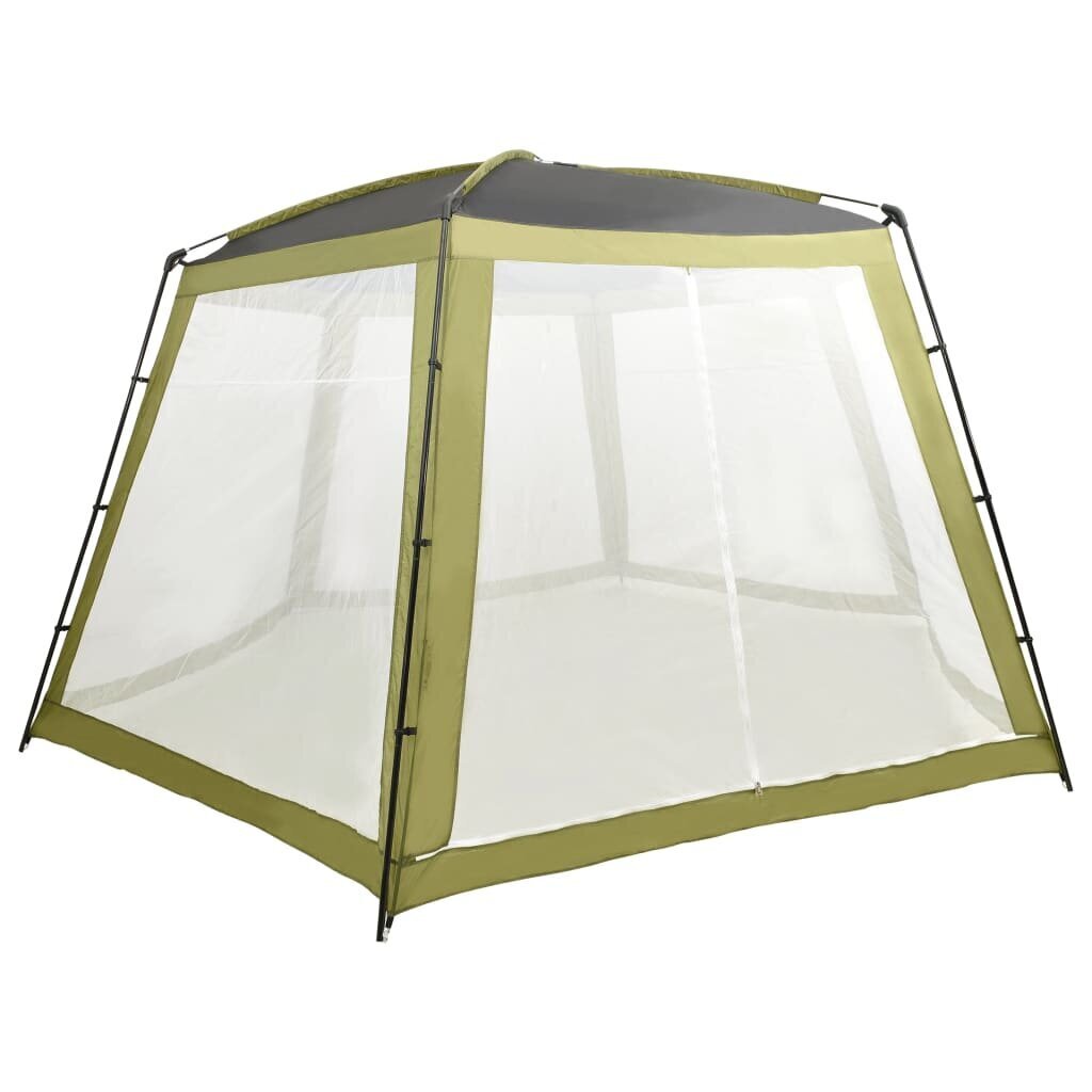 vidaXL Uima-altaan teltta kangas 590x520x250 cm vihreä hinta ja tiedot | Uima-allastarvikkeet | hobbyhall.fi