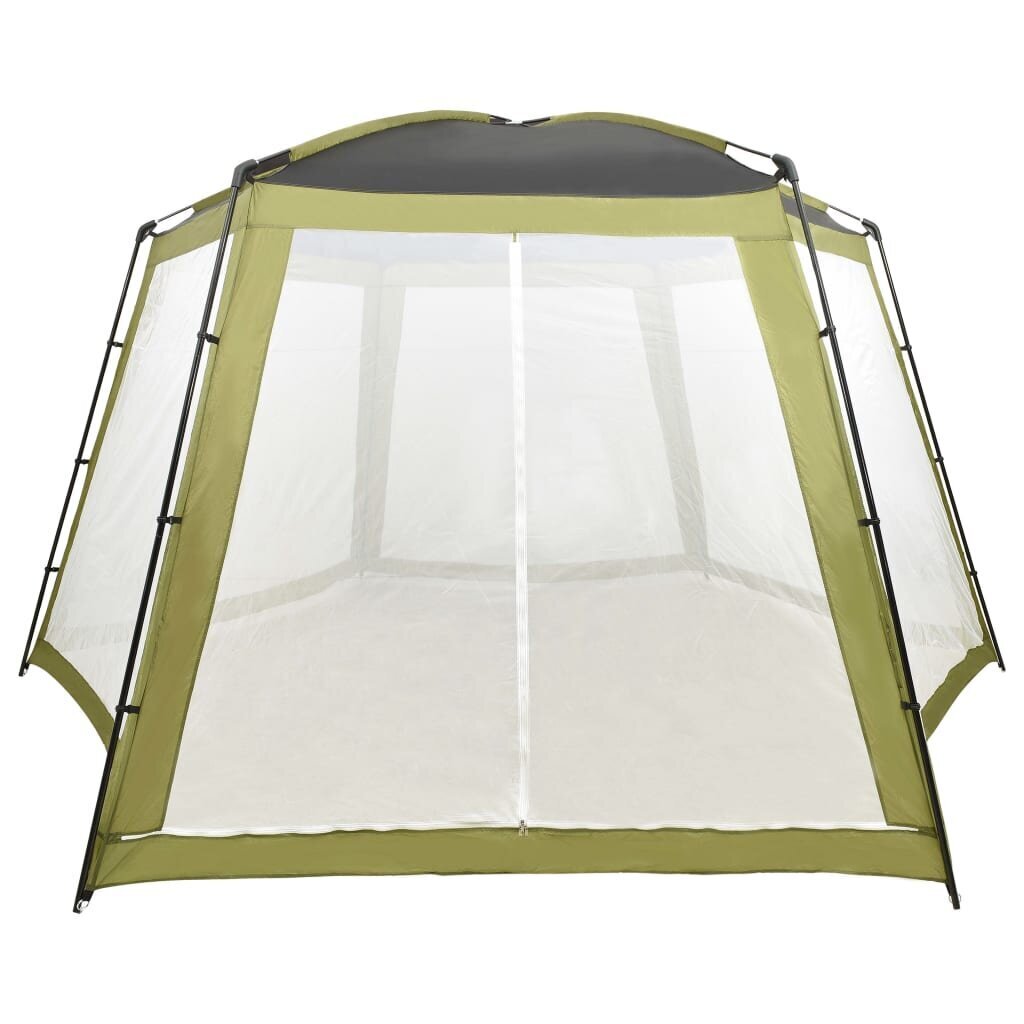 vidaXL Uima-altaan teltta kangas 590x520x250 cm vihreä hinta ja tiedot | Uima-allastarvikkeet | hobbyhall.fi