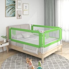 vidaXL Turvalaita sänkyyn vihreä 160x25 cm kangas hinta ja tiedot | Lasten turvallisuus | hobbyhall.fi