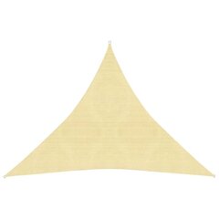 vidaXL Aurinkopurje 160 g/m² beige 4,5x4,5x4,5 m HDPE hinta ja tiedot | Aurinkovarjot ja markiisit | hobbyhall.fi