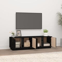 vidaXL TV-taso musta 140x40x40 cm täysi mänty hinta ja tiedot | TV-tasot | hobbyhall.fi