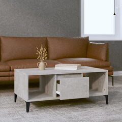 vidaXL Sohvapöytä betoninharmaa 90x50x36,5 cm tekninen puu hinta ja tiedot | Sohvapöydät | hobbyhall.fi
