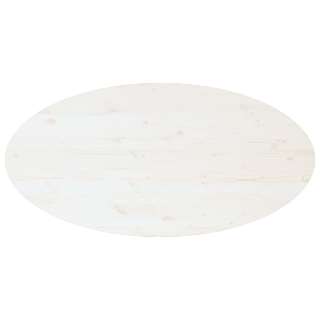vidaXL Sohvapöytä valkoinen 110x55x45 cm täysi mänty hinta ja tiedot | Sohvapöydät | hobbyhall.fi