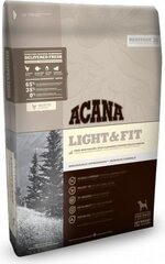 Acana Light & Fit Dog ylipainoisille koirille kanan ja kalkkunan kanssa, 2 kg hinta ja tiedot | Acana Lemmikit | hobbyhall.fi