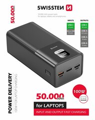 Swissten Power Line 50 000 mAh hinta ja tiedot | Varavirtalähteet | hobbyhall.fi