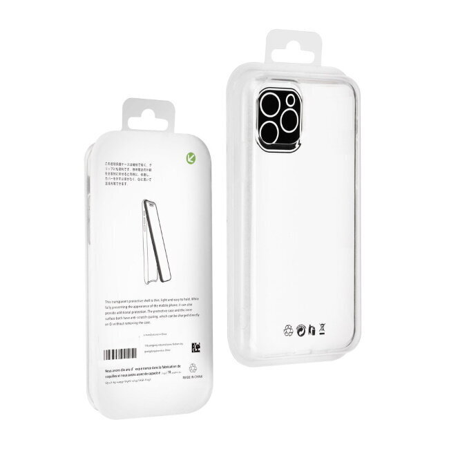 TakeMe "Clear" series Transparent 2mm thin back cover case for Apple iPhone Xs Max hinta ja tiedot | Puhelimen kuoret ja kotelot | hobbyhall.fi