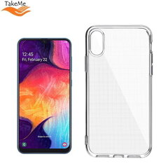 TakeMe "Clear" series Transparent 2mm thin back cover case for Samsung Galaxy A50 (A505F) / A30s (A307F) hinta ja tiedot | Puhelimen kuoret ja kotelot | hobbyhall.fi