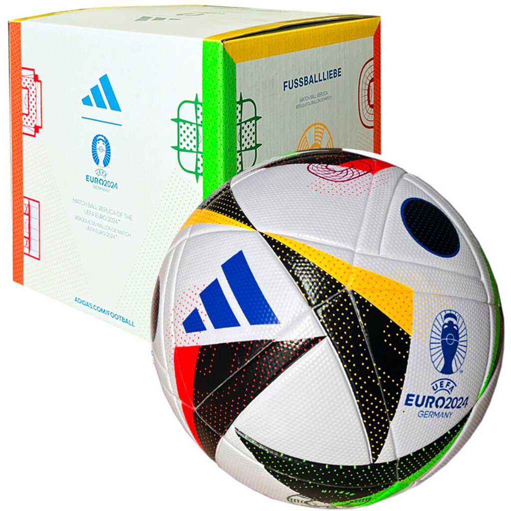 Jalkapallo Adidas Euro24 IN9369 laatikolla hinta ja tiedot | Jalkapallot | hobbyhall.fi