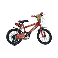 Lasten polkupyörä Cars, 14'', punainen hinta ja tiedot | Dino Bikes Urheilu ja vapaa-aika | hobbyhall.fi