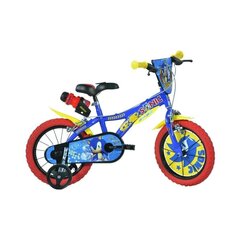Lasten pyörä Sonic, 16'', sininen hinta ja tiedot | Dino Bikes Pyörät, potkulaudat, rullaluistimet ja skeittilaudat | hobbyhall.fi