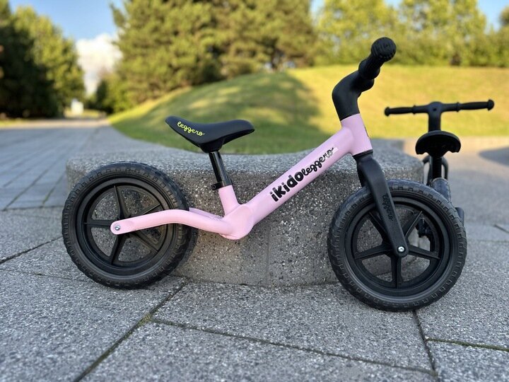 Potkupyörä, IKido Leggero 12", vaaleanpunainen hinta ja tiedot | Potkupyörät | hobbyhall.fi