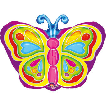 Folioilmapallo Butterfly 33 cm x 45 cm hinta ja tiedot | Ilmapallot | hobbyhall.fi