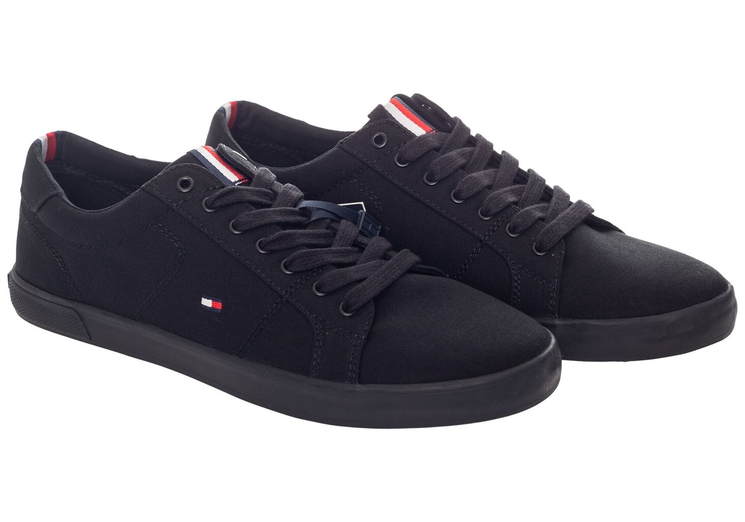 Tommy Hilfiger miesten tennarit Tommy Arlow Canvas FM0FM00596-0GJ musta hinta ja tiedot | Miesten urheilu- ja vapaa-ajan kengät | hobbyhall.fi