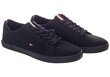 Tommy Hilfiger miesten tennarit Tommy Arlow Canvas FM0FM00596-0GJ musta hinta ja tiedot | Miesten urheilu- ja vapaa-ajan kengät | hobbyhall.fi