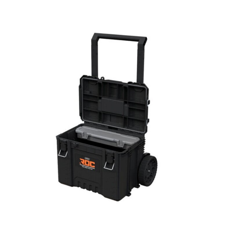 Työkalulaatikko pyörillä ROC Pro Gear 2.0 Mobile System 64,8x47,8x87,2cm hinta ja tiedot | Työkalupakit ja muu työkalujen säilytys | hobbyhall.fi