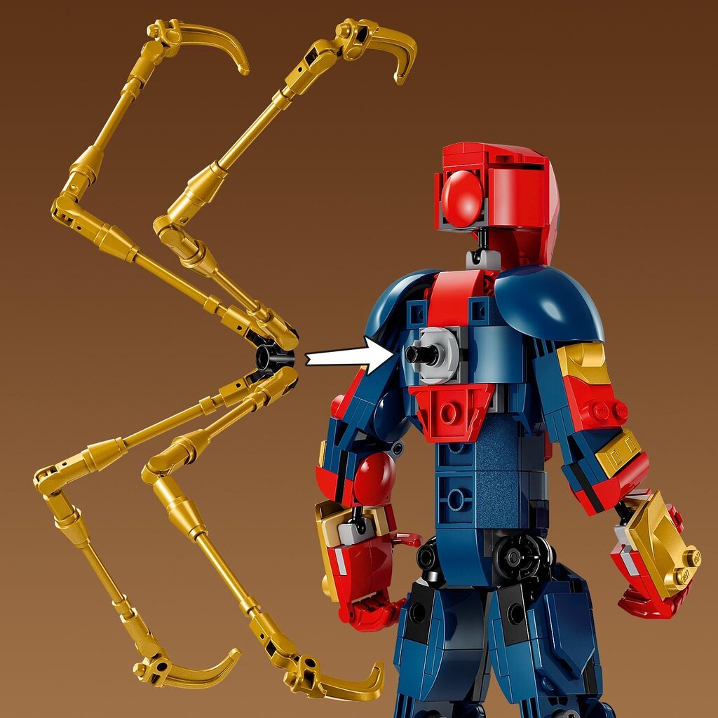 76298 LEGO® Marvel Rakennettava Iron Spider-Man-hahmo hinta ja tiedot | LEGOT ja rakennuslelut | hobbyhall.fi