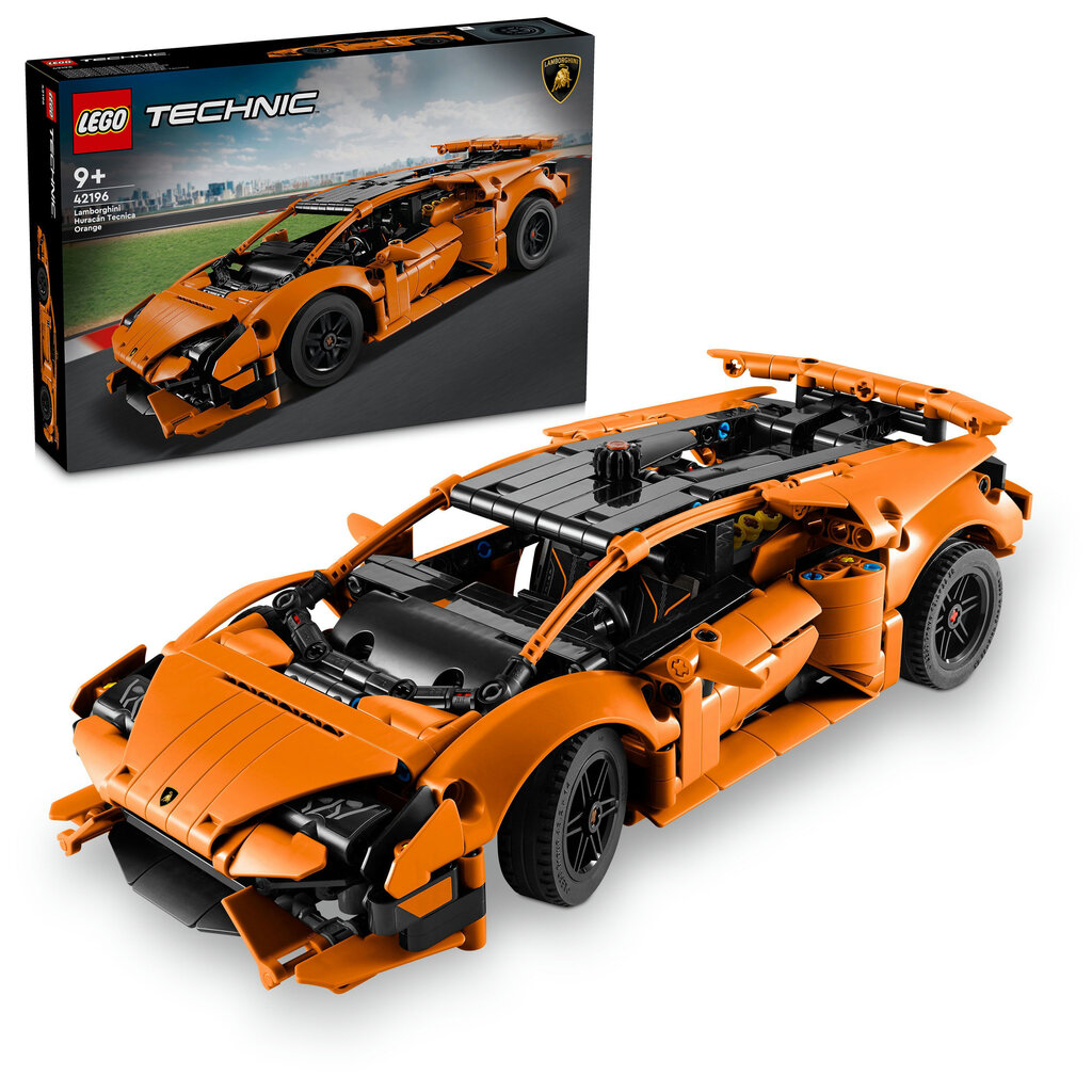 42196 LEGO® Technic Lamborghini Huracán Tecnica - oranssi hinta ja tiedot | LEGOT ja rakennuslelut | hobbyhall.fi