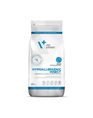 VetExpert Veterinary Diet Dog Hypoallergenic Insect kaikille koiraroduille, 12 kg hinta ja tiedot | Koiran kuivaruoka | hobbyhall.fi