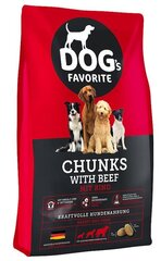 Happy Dog Dog's Favorit Chunks kaikille koiraroduille naudanlihaa, 15 kg hinta ja tiedot | Happy Dog Lemmikit | hobbyhall.fi