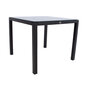 Pöytä AMALFI 90x90xK74cm, harmaa hinta ja tiedot | Puutarhapöydät | hobbyhall.fi
