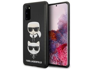 Karl Lagerfeld Samsung S20 Ultra KLHCS69KICKC musta kovakuorinen Karl & Choupette hinta ja tiedot | Puhelimen kuoret ja kotelot | hobbyhall.fi