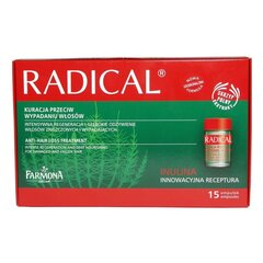 Ampullit hiustenlähtöä vastaan ​​Farmona Radical Anti-Hair Loss Treatment 15 x 5 ml hinta ja tiedot | Farmona Hiustenhoitotuotteet | hobbyhall.fi