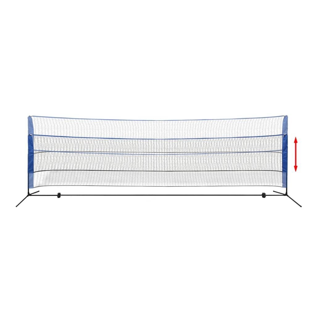 vidaXL Sulkapalloverkko Sulilla 500x155 cm hinta ja tiedot | Sulkapallo | hobbyhall.fi