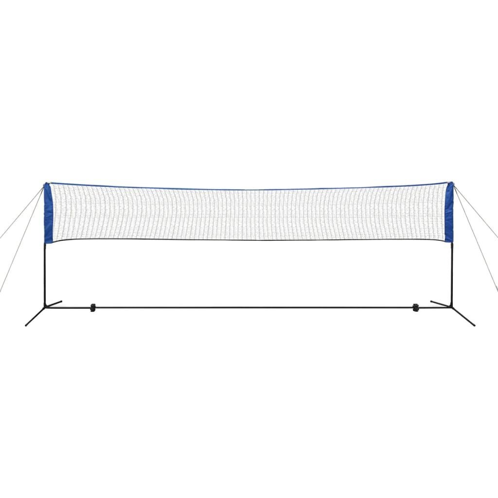 vidaXL Sulkapalloverkko Sulilla 500x155 cm hinta ja tiedot | Sulkapallo | hobbyhall.fi