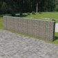 vidaXL Gabion-kivikori kansilla galvanoitu teräs 600x30x150 cm hinta ja tiedot | Aidat ja tarvikkeet | hobbyhall.fi