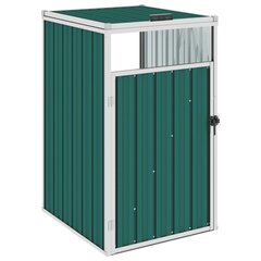 vidaXL Roskavaja vihreä 72x81x121 cm teräs hinta ja tiedot | Kompostorit ja jäteastiat | hobbyhall.fi