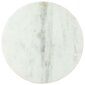 vidaXL Sohvapöytä valkoinen ja musta Ø50 cm aito marmori hinta ja tiedot | Sohvapöydät | hobbyhall.fi