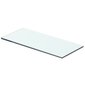 vidaXL Hyllyt 2 kpl kirkas lasi 40x12 cm hinta ja tiedot | Hyllyt | hobbyhall.fi